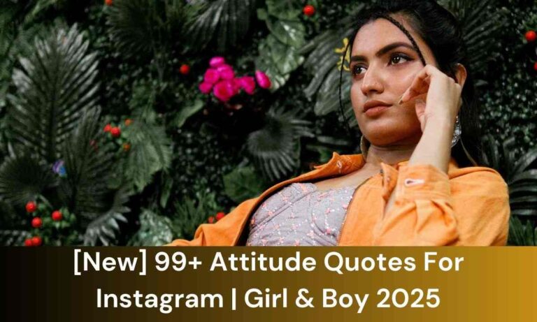 Attitude Quotes For Instagram